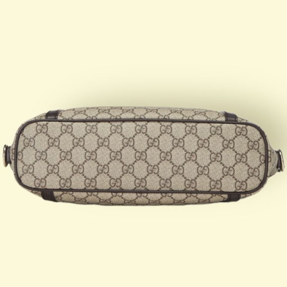 GUCCI ORIGINAL GG SUPREME CANVAS ZIP POCKET LARGE TOTE - Picture 5 of 6